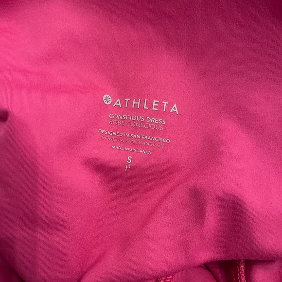 Athleta Vibrant Pink Mini Dress - Picture 3 of 3